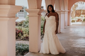Allure Bridals Style #9960L #3 Ivory/Sand thumbnail