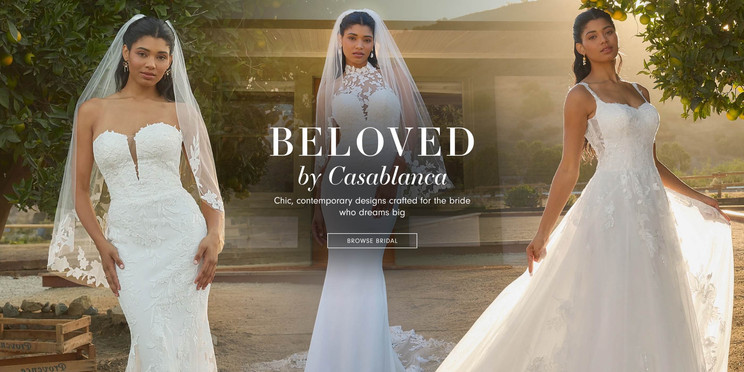 Beloved by Casablanca Bridal Desktop Banner