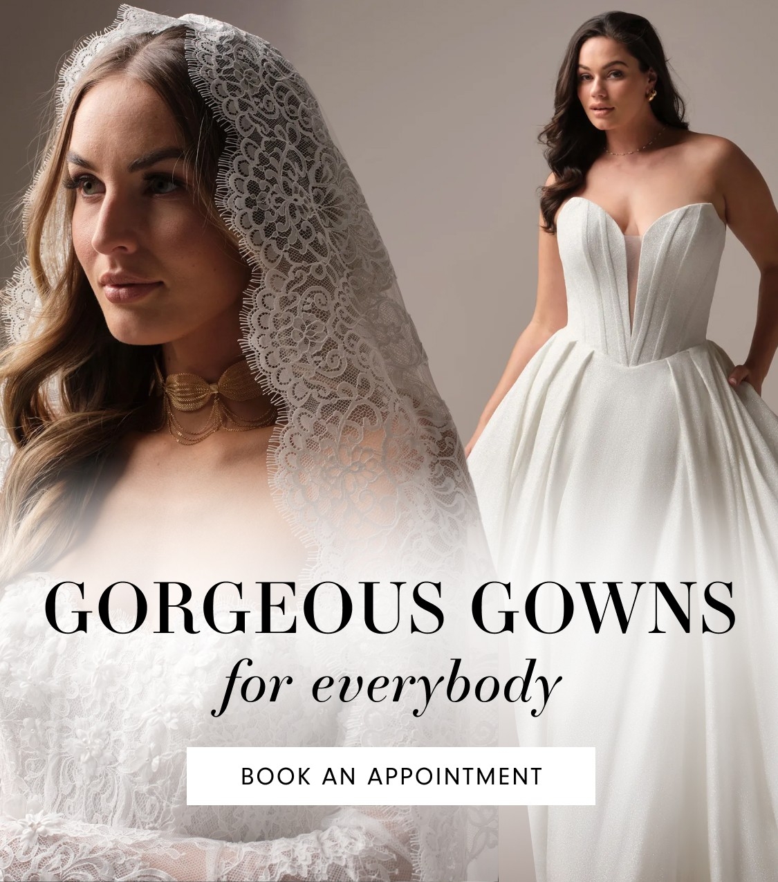 Gorgeous Gowns Mobile Banner